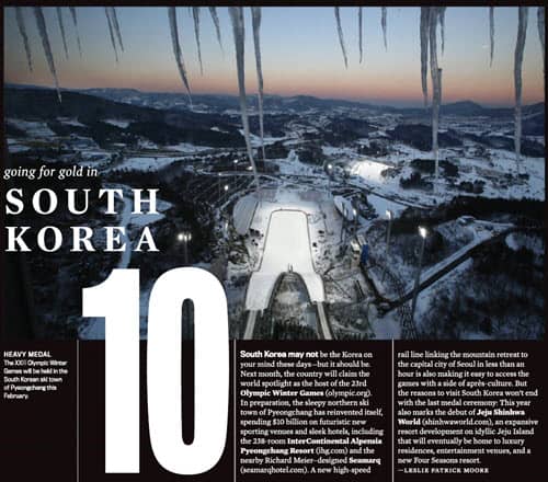 Going for Gold in South Korea